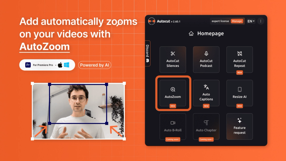 AutoZoom AutoCut