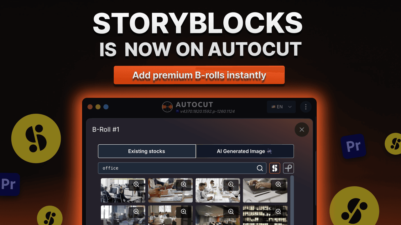 Storyblocks en AutoCut