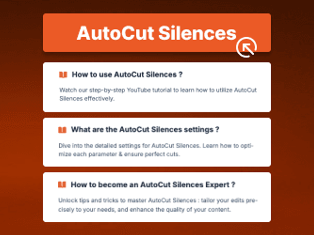 AutoCut Silences